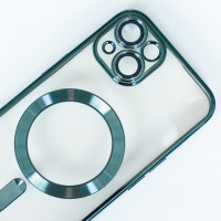 Spalvotas "Chrome Mag" dėklas, skirtas Samsung Galaxy A15 4G A15 5G, žalias