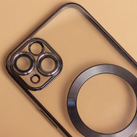 Spalvotas "Chrome Mag" dėklas, skirtas "Samsung Galaxy A15 4G", A15 5G, juodos spalvos