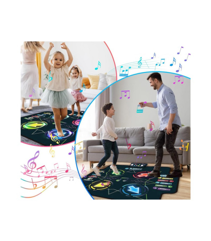 Didelis šokių kilimėlis vaikams Pramoginis žaidimas "Dance in One" ZA5337