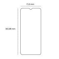 Apsauginis 2,5D grūdintas stiklas, skirtas "Samsung Galaxy XCover 7