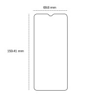 Grūdintas 2.5D stiklas, skirtas "Xiaomi Redmi A3 4G" (Global)