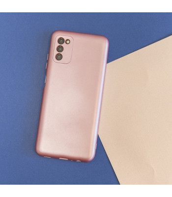Metalinis dėklas, skirtas "Samsung Galaxy A25 5G (global)", rožinės spalvos