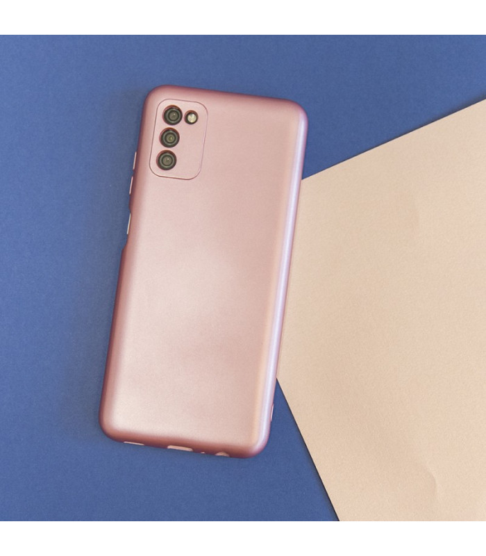 Metalinis dėklas, skirtas "Samsung Galaxy A25 5G (global)", rožinės spalvos