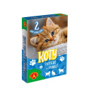 Kortų kortų žaidimas PIOTRUŚ + MEMORY - CATS 2782