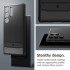 Spigen Rugged Armor dėklas Samsung Galaxy S24 Ultra matinis juodas