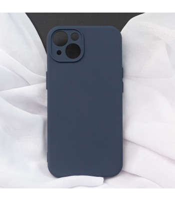Silikoninis dėklas, skirtas "Xiaomi Redmi Note 13 5G (global)", tamsiai mėlynas