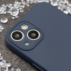 Silikoninis dėklas Oppo A58 4G tamsiai mėlynas