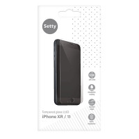 Setty grūdintas stiklas 2,5 D, skirtas iPhone XR / 11