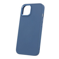 Satininis dėklas iPhone 15 6,1 tamsiai mėlynas