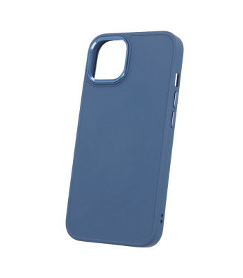 Satininis dėklas iPhone 15 6,1 tamsiai mėlynas
