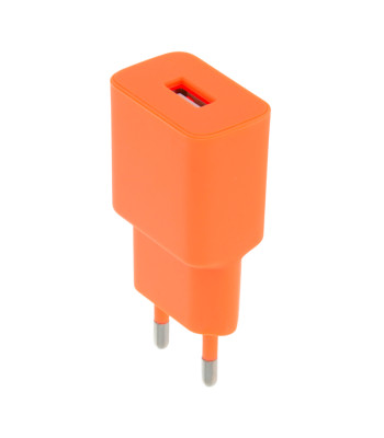 Įkroviklis 1x USB 2,4A LSIM-A-1210 oranžinis
