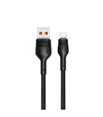 XO laidas NB55 USB - USB-C 1,0 m 5A juodas