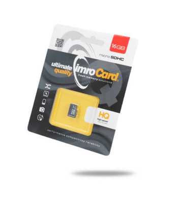 "Imro" atminties kortelė 16GB microSDHC kl. 10 UHS-I