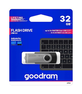 "Goodram pendrive" 32 GB USB 3.0 Twister juodas