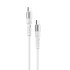Forever Core didelės galios kabelis USB - USB-C 2,0 m baltas 100 W skirtas GaN