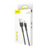 Baseus kabelis Cafule USB - Lightning 2,0 m 1,5A aukso-juodas