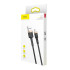 Baseus kabelis Cafule USB - Lightning 1,0 m 2,4A aukso-juodas