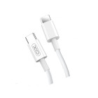 XO kabelis NB124 PD USB-C - USB-C 1,0 m baltas