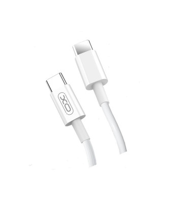 XO kabelis NB124 PD USB-C - USB-C 1,0 m baltas