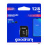 GoodRam atminties kortelė 128GB microSDXC kl. 10 UHS-I 100 / 10 MB/s + adapteris