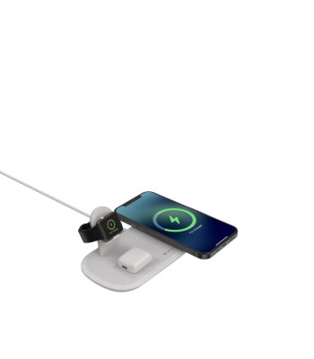 "Devia Smart 3in1" belaidis įkroviklis 12W, baltas