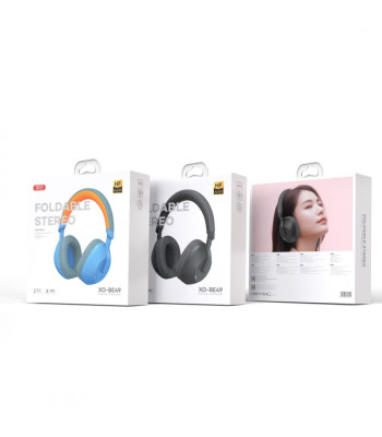 XO "Bluetooth" ausinės BE49 mėlynos