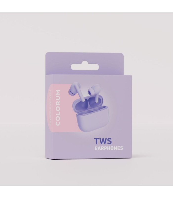 COLORUM TWS "Bluetooth" ausinės CTWS-09 xLavenda