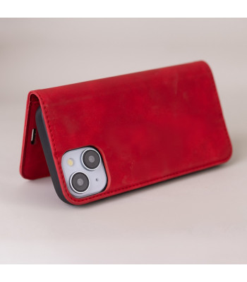 Išmanusis zomšinis dėklas skirtas Xiaomi Redmi 13C 4G 13C 5G Poco C65 red