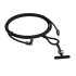"Devia" kabelio pavadėlis 2in1 PD USB-C - USB-C 1,6 m 60W juodas reguliuojamo ilgio