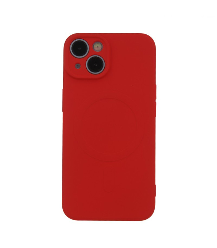 Paprastas "Color Mag" dėklas, skirtas "Samsung Galaxy A55 5G", raudonos spalvos