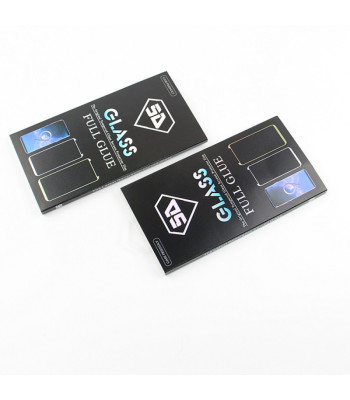 Grūdintas stiklas 5D, skirtas "Motorola Edge 50 Fusion", juodas rėmelis