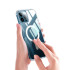 Anti Shock 1,5 mm Mag dėklas, skirtas Samsung Galaxy S24 FE, skaidrus, su didele skyle