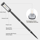 SUNARI saulės lempa LED FLS-97 CLASSIC Post 3000K 1000mAh Ni-MH amžinoji šviesa