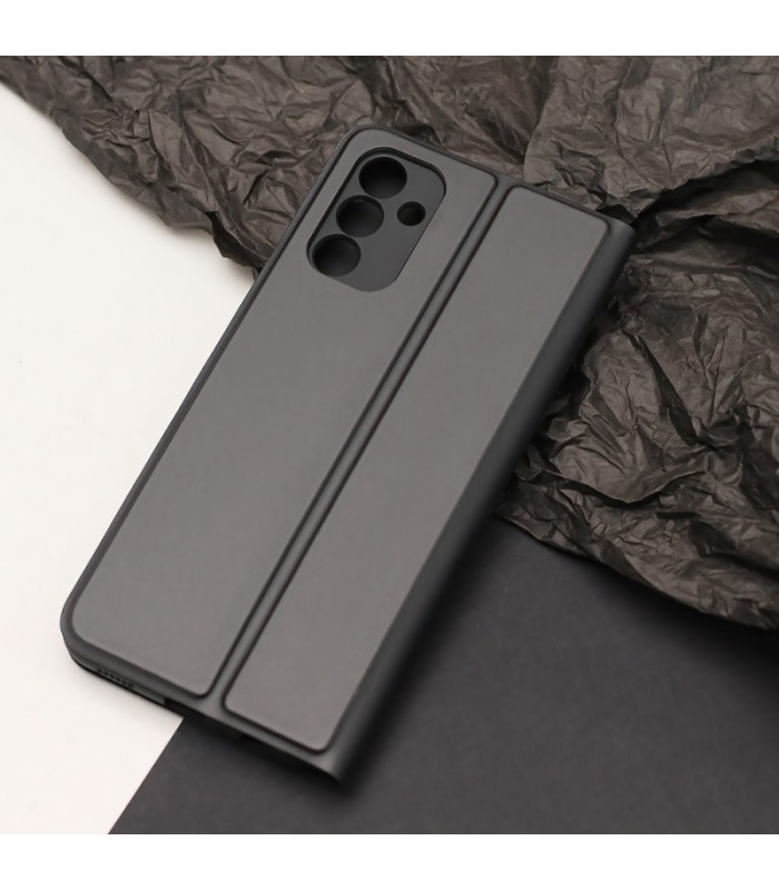 Išmanusis minkštas dėklas "Samsung Galaxy A55 5G", juodos spalvos