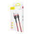"Baseus" kabelis Cafule USB - USB-C 2,0 m 2A raudonai raudonas