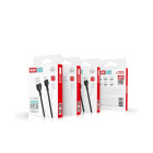 XO kabelis NB200 USB - USB-C 1,0 m 2,1A juodas