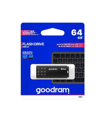 "Goodram pendrive" 64GB USB 3.0 UME3 juodas
