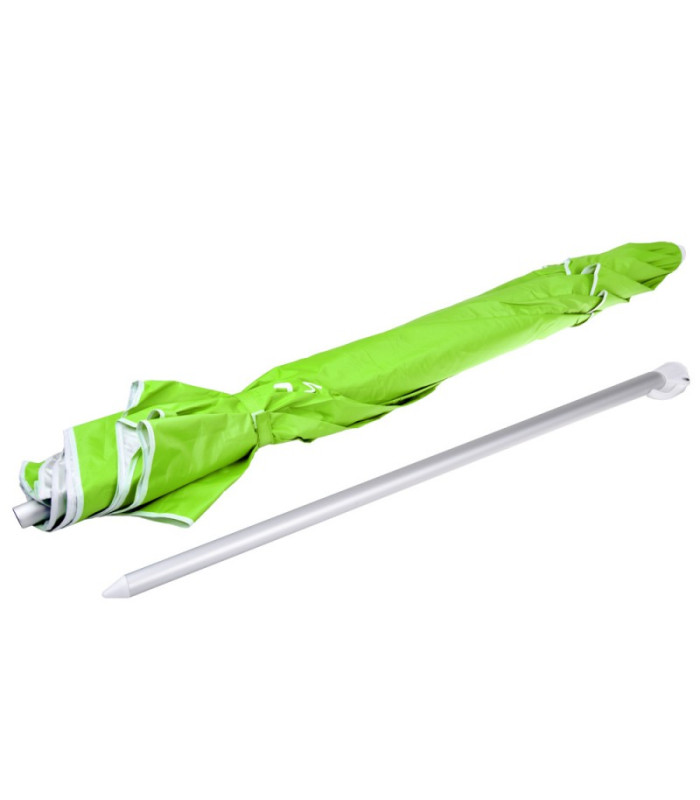 Paplūdimio sodo skėtis Sopote, UPF 50+, 240 cm, su apginklavimu SP0810