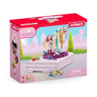 Schleich besisukanti žirgo priežiūros stotis Sofijos žirgo figūrėlė akc ZA6003