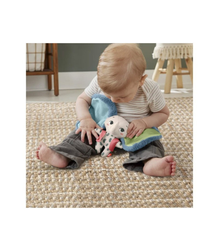 Mattel Fisher Price sensorinis dramblys pliušinis žaislas su didelėmis ausimis ZA6044