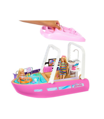 Mattel Barbie Motorlaivis lėlėms su VIDAUS TRANSFORMACIJA + priedais ZA6042