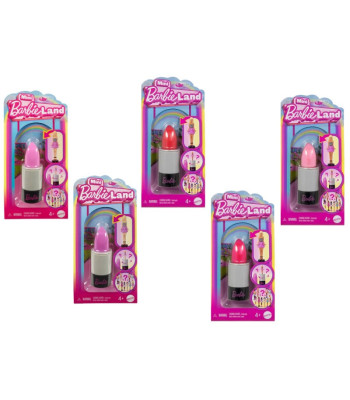 Mattel Mini Barbie Land staigmenos lėlė su lūpų dažais Barbie arba Ken ZA6037