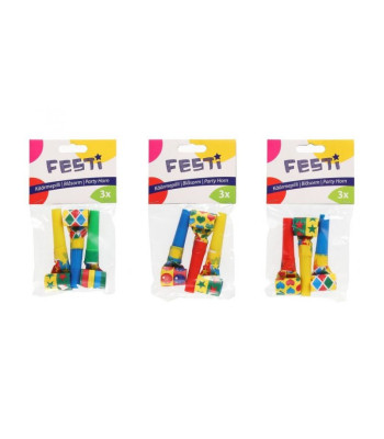 Popierinis švilpukas 3vnt/pakuotėje