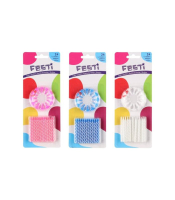 Gimtadienio žvakutės "Saana" 12vnt.