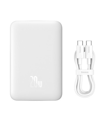 "Baseus" maitinimo bankas magnetinis Mini 20W 10000mAh, baltas