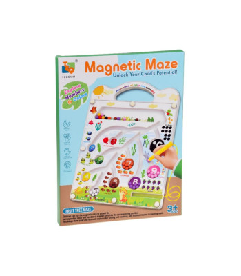 Magnetinė dėlionės lenta labirintas mokymosi spalvų skaičiavimas ZA5741