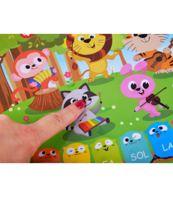 Edukaciniai interaktyvūs vargonai su gyvūnais, garsais, melodijomis ZA5955