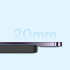 "Baseus" maitinimo bankas magnetinis Mini 20W 10000mAh juodas