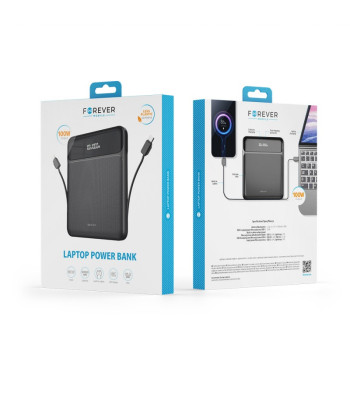 "Forever" maitinimo bankas nešiojamajam kompiuteriui TB-200 100W 20000 mAh, juodas