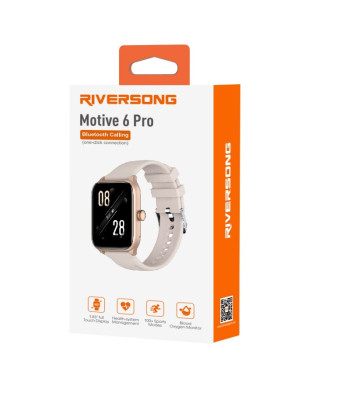 "Riversong" išmanusis laikrodis "Motive 6 Pro" rožinio aukso SW62